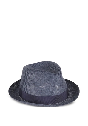 Borsalino braided hemp hat - Blue