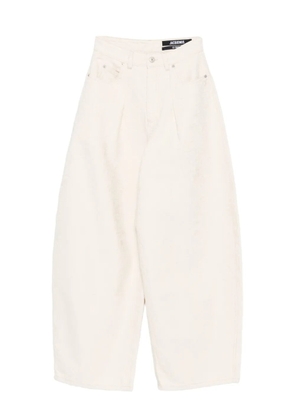 Jacquemus Ovalo balloon-leg trousers - Neutrals