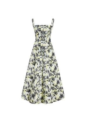 Proenza Schouler White Label Tulah printed dress - Blue