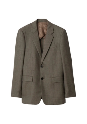 Burberry Sharkskin wool tailored jacket - Brown