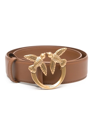 PINKO Love Berry leather belt - Brown