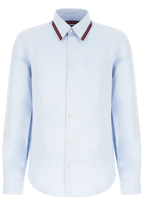 Gucci Web-stripe shirt - Blue
