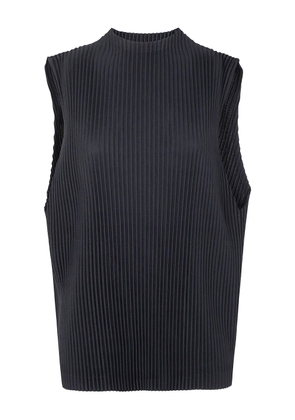 Homme Plissé Issey Miyake plissé-effect top - Black