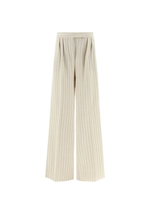 Max Mara Mxmosso palazzo pants - White