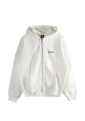 Stüssy zip dyed hooded jacket - Neutrals