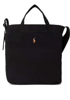 Polo Ralph Lauren logo-embroidered tote bag - Black