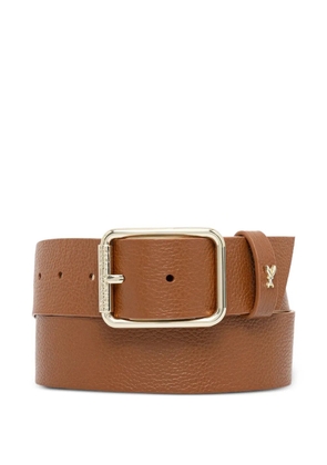 Patrizia Pepe logo-detail buckle belt - Brown