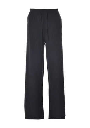 Alberta Ferretti ribbed-waistband trousers - Black
