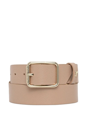 Patrizia Pepe logo-detail buckle belt - Neutrals