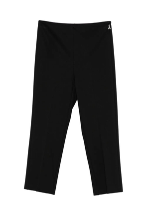 Patrizia Pepe cropped straight-leg trousers - Black