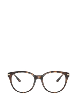 Michael Kors tortoiseshell-effect round-frame glasses - Brown