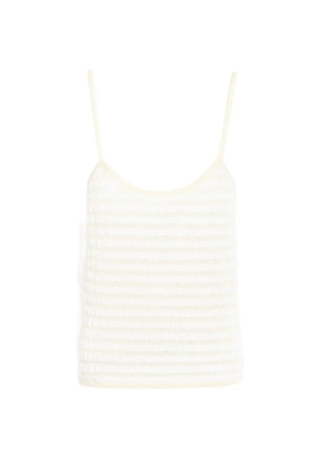 Barrie embossed knit Top - Neutrals
