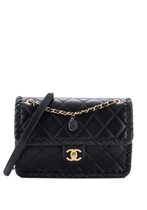 CHANEL Pre-Owned My Own Frame Flap Bag Braided Quilted Calfskin Small crossbody bag - Black