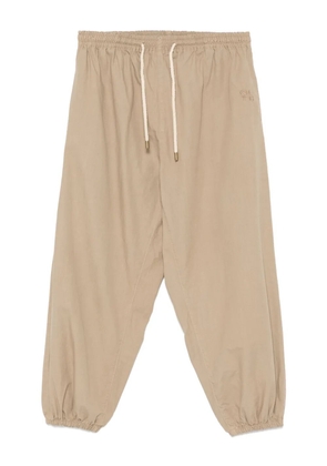 CULTURA elasticated-waist trousers - Neutrals