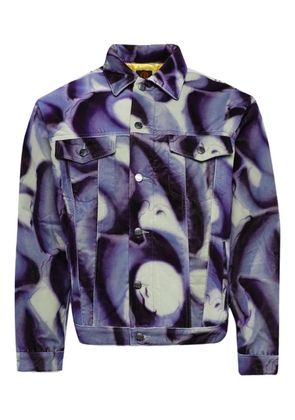 Casella Meyer velvet allover jacket - Purple