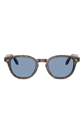 Oliver Peoples N.09 Sun tortoiseshell sunglasses - Brown