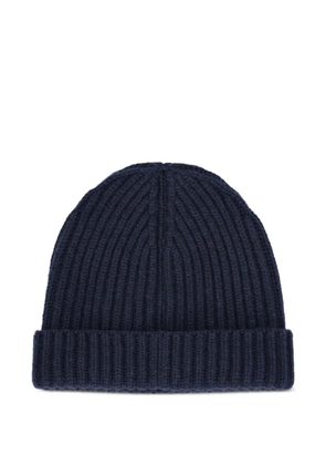 Loro Piana ribbed cashmere beanie - Blue