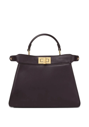 FENDI small Peekaboo ISeeU tote bag - Brown