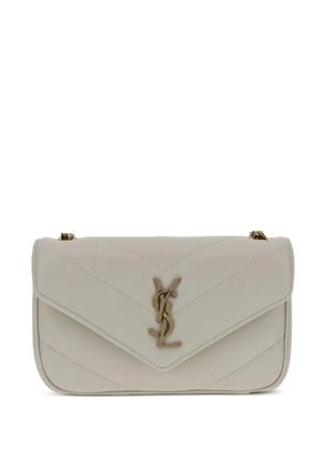 Saint Laurent mini Lou Lou cross body bag - Neutrals