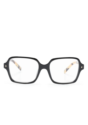 Prada Eyewear tortoiseshell-detailed square-frame glasses - Brown