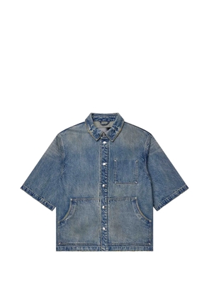 Purple Brand pocket short-sleeve shirt - Blue