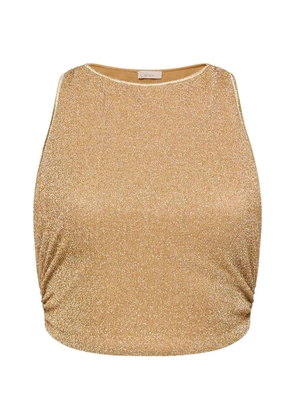 Oséree Lumière sleeveless top - Gold