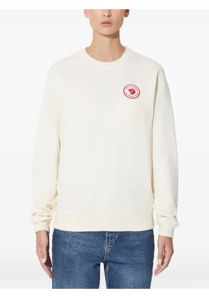 Fjällräven logo-patch sweatshirt - White