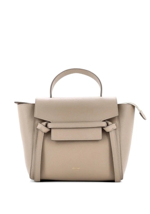 Celine Pre-Owned Belt Bag Textured Leather Nano shoulder bag - Neutrals