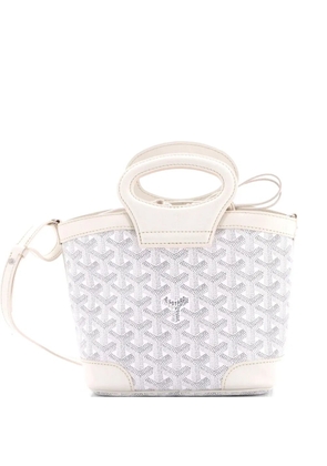 Goyard Pre-Owned Beluga Bag Coated Canvas Mini tote bag - White