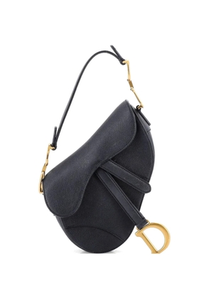 Christian Dior Pre-Owned Saddle Handbag Leather Mini shoulder bag - Black