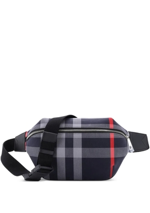 Burberry Pre-Owned Sonny House Check Canvas belt bag - Blue
