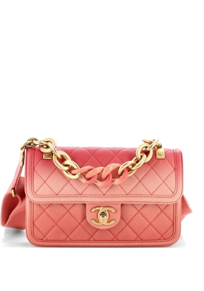CHANEL Pre-Owned Sunset On The Sea Flap Bag Quilted Caviar Small shoulder bag - Pink