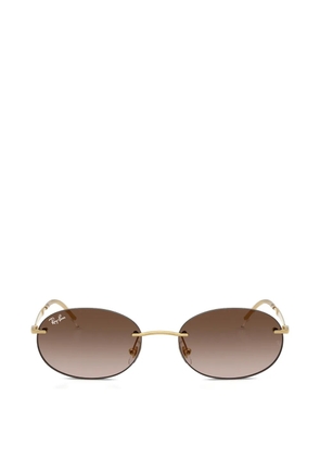 Ray-Ban oval-frame sunglasses - Gold
