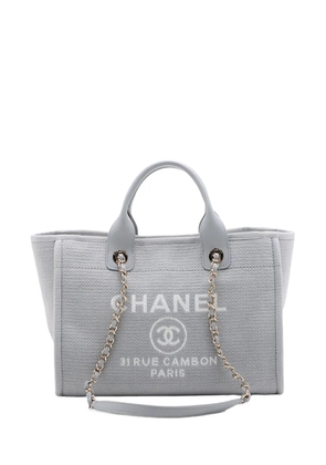 CHANEL Pre-Owned 2021-2026 Small Canvas Deauville Tote satchel - Grey