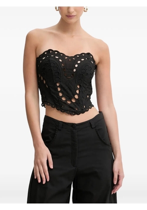 Charo Ruiz Ibiza Kai cutout strapless top - Black