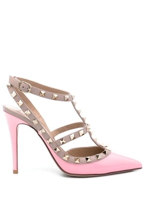 Valentino Garavani Rockstud 100mm patent-leather pumps - Pink