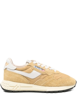 Autry Reelwind suede panelled sneakers - Yellow