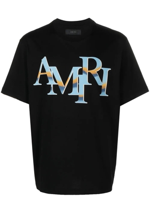 AMIRI logo-print cotton T-shirt - Black