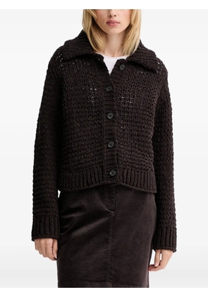 Marc O'Polo button collared cardigan - Brown