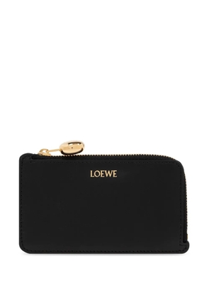 LOEWE Pebble calf leather cardholder - Black