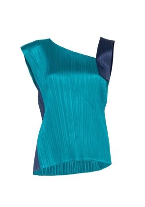 Pleats Please Issey Miyake Pointe pleated top - Green
