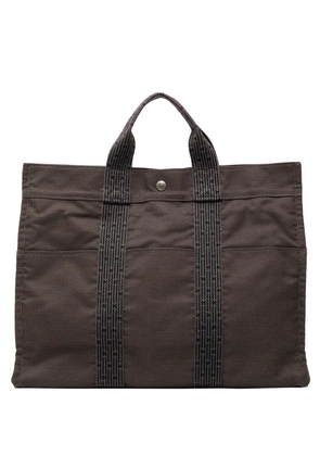 Hermès Pre-Owned 1990-2010 Canvas Herline MM tote bag - Grey
