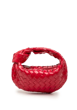 Bottega Veneta Pre-Owned 2012-2025 Mini Patent Intrecciato Jodie hobo bag - Red