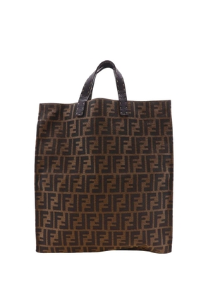 Fendi Pre-Owned 2000-2010 Zucca Canvas Selleria Shopping tote bag - Brown