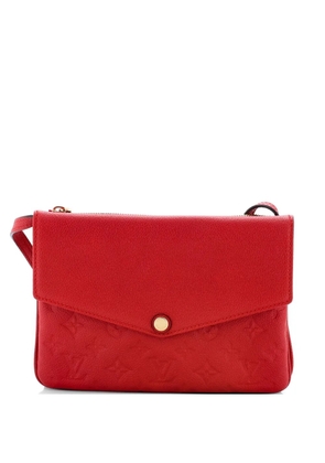 Louis Vuitton Pre-Owned Twice Handbag Monogram Empreinte Leather crossbody bag - Red