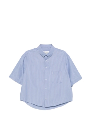 Maison Margiela striped chest-pocket shirt - Blue