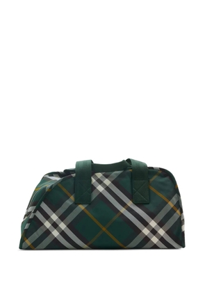 Burberry medium Shield check-pattern duffle bag - Green