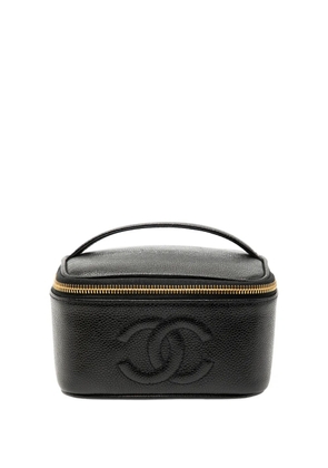 CHANEL Pre-Owned 1996-1997 CC Caviar Case vanity bag - Black