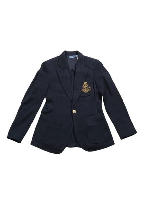 Polo Ralph Lauren crest-embellished blazer - Blue