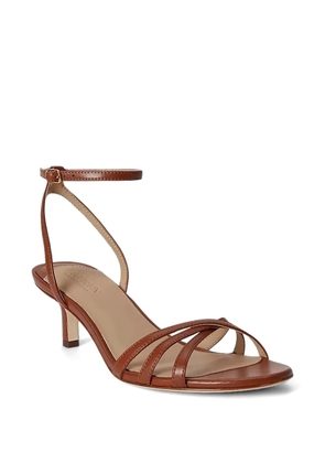 Lauren Ralph Lauren leather sandals - Brown